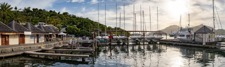 Antigua Yacht Club marina Panorama