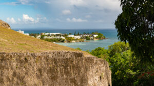 Marie Galante view from the fort