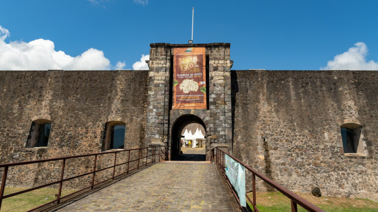 Main entrance of Fort Delgres