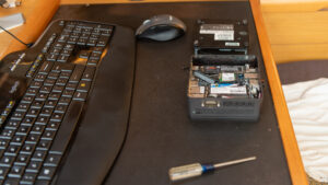 Repairing the Gigabyte Brix and shopping by car