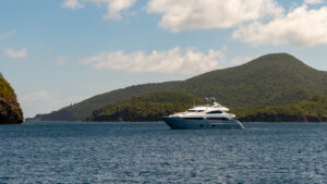 Tayrona at anchor