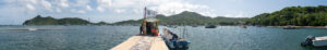 Carriacou Marine Dock while taking care of formali ties in Grenada