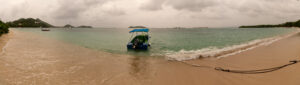 Paradise Beach Club Panorama on a washed out day