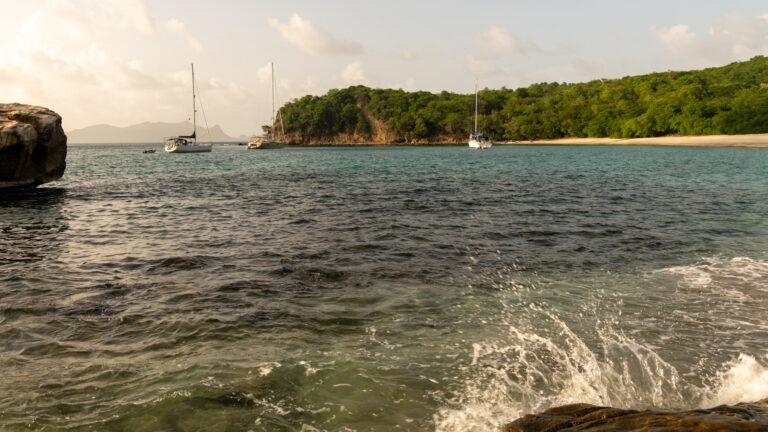 Boats in Anse la Roche