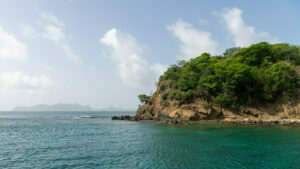 Anse La Roche looking north