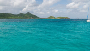 Anchorage view at Sandy Island