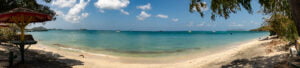 Lunchtime roti seat panorama