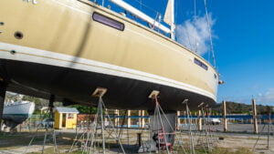 Bottom paint antifouling finished