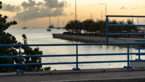 Zanshin anchored in Sint Maarten