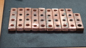 Copper bus bar cut to size