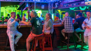 Happy Hour at the Soggy Dollar Bar