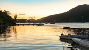 Sunset in Falmouth Harbour