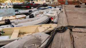 Dinghy Dock at happy hour