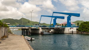 Police dock in Sint Maarten