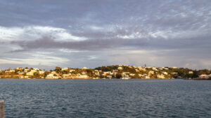 Golden sunset in Bermuda