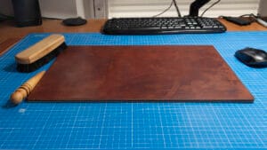 Leather mat