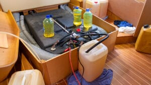 Fuel transfer pump working