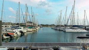 View from Le Mango Bay