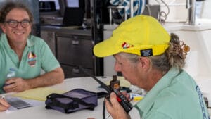 Helen and David at the starts