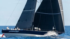 Pyewacket racing through the fleet