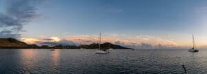 Sunset panorama