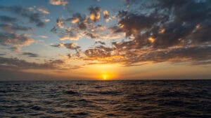 Ocean sunset