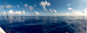 Offshore calm weather view