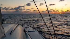 Offshore sunrise