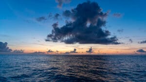 Offshore sunrise