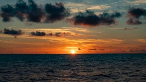 Ocean sunset