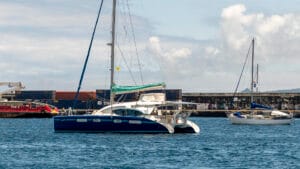 Cyrilla at anchor in Horta