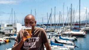 Lincoln first beer ashore