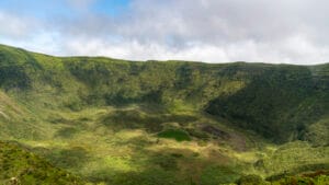 Faial volcano caldera