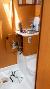 Repairing shower sump