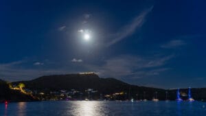 Shirley heights and the moon