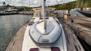 Cleaned dinghy