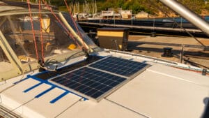 Trickle charge solar panels